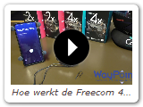 Hoe werkt de Freecom 4X en 2X