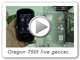 Oregon 750t live geocaching