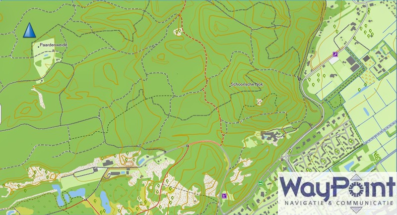 onroute topografische kaart nederland