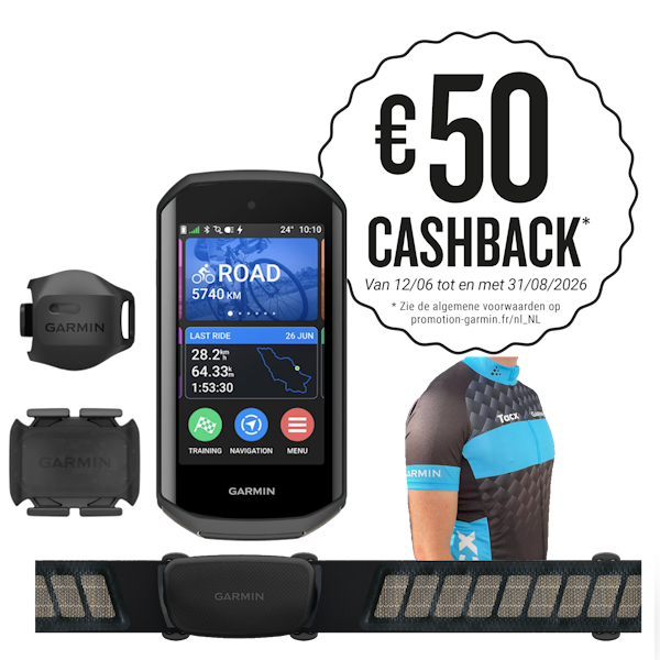 Garmin Edge 1050 Bundel incl. wielershirt maat L