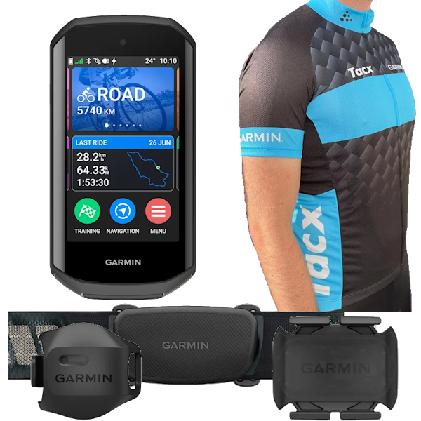 Garmin Edge 1050 Bundel incl. wielershirt maat XS