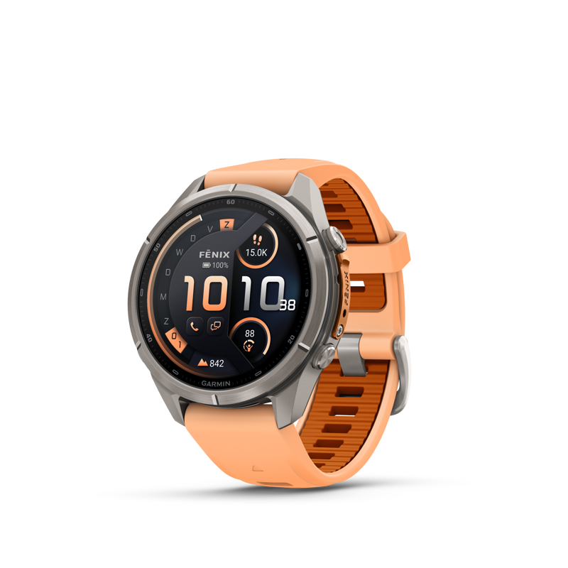 Garmin Fenix 9 Pro 43mm AMOLED inReach titanium  roze