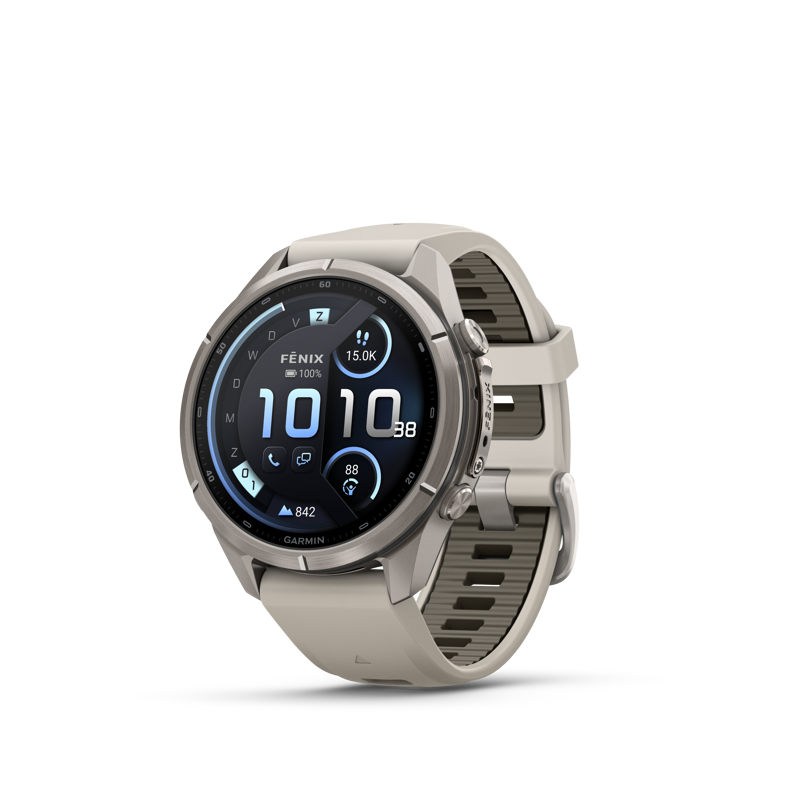 Garmin Fenix 9 Pro 43mm AMOLED inReach titanium grijs