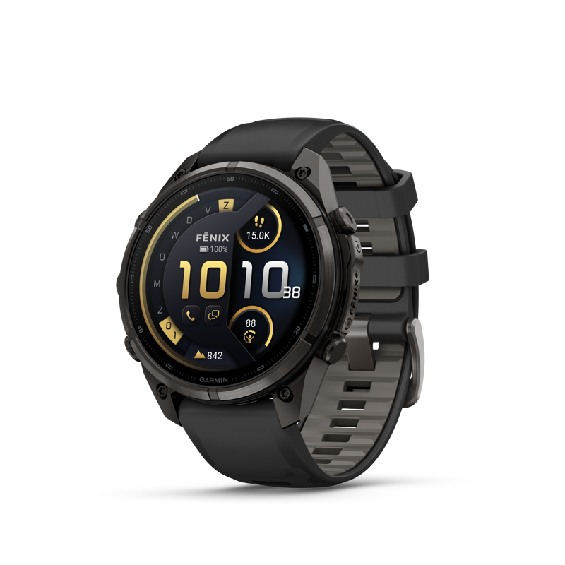 Garmin Fenix 9 Pro 47mm AMOLED inReach carbon gray zwart