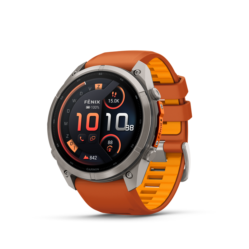 Garmin Fenix 9 Pro 51mm AMOLED inReach titanium oranje