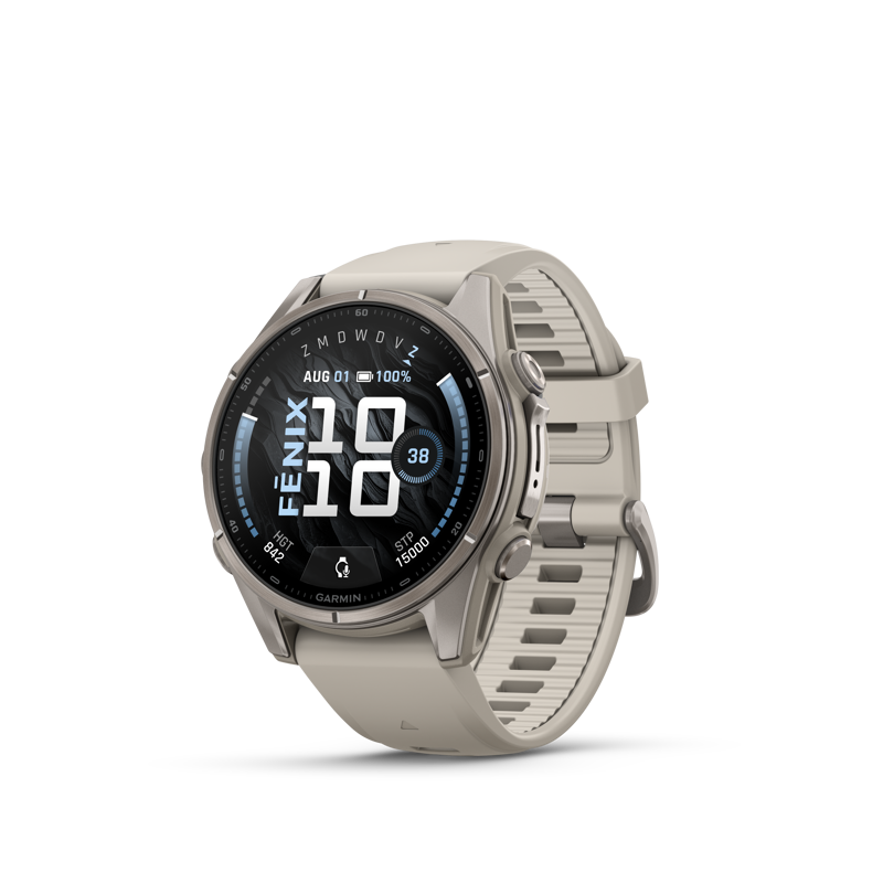 Garmin Fenix 9 43mm AMOLED titanium grijs
