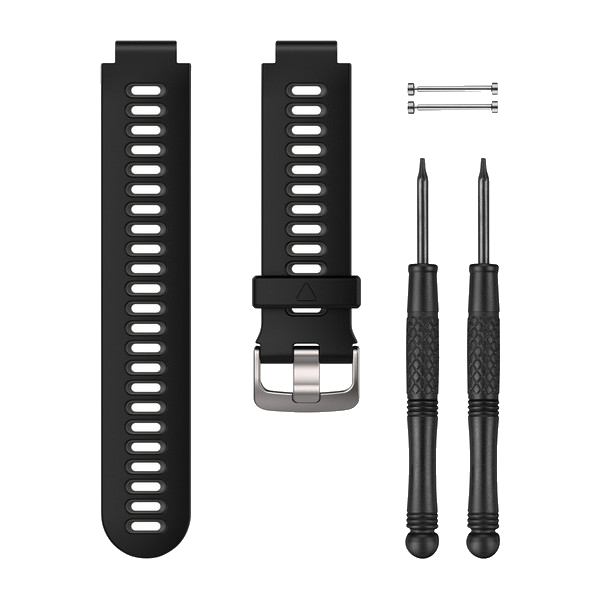 Polsband Forerunner 735XT zwart-grijs