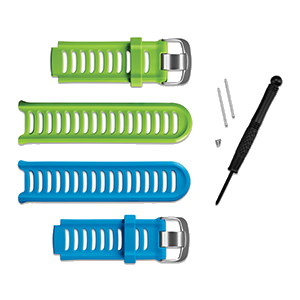 Polsband Forerunner 910XT groen en blauw