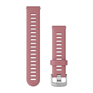 Bandjes met snelsluiting (18 mm) Bubblegum met zilverkleurige gesp