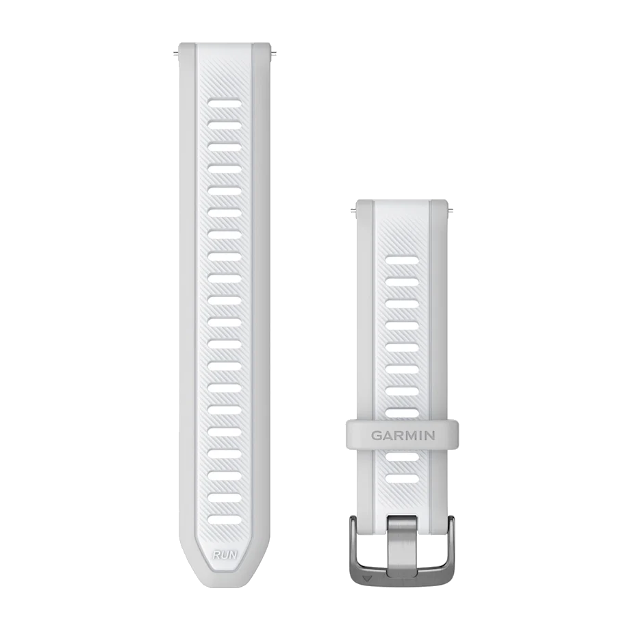 Polsband met snelsluiting (20mm) mist grey - whitestone