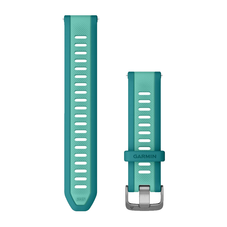 Polsband met snelsluiting (20mm) turquoise - aqua