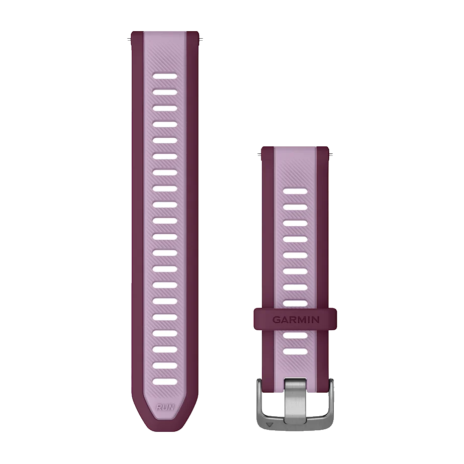 Polsband met snelsluiting (20mm) berry - lilac