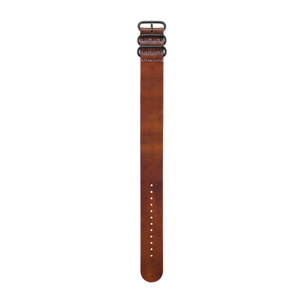Leren polsband lichtbruin Fenix 3 / Tactix Bravo