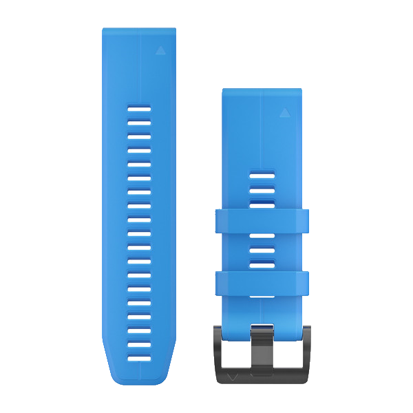 QuickFit 26mm polsband Cyaanblauw siliconen