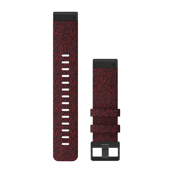 Quickfit 22 polsband geschakeerd rood nylon