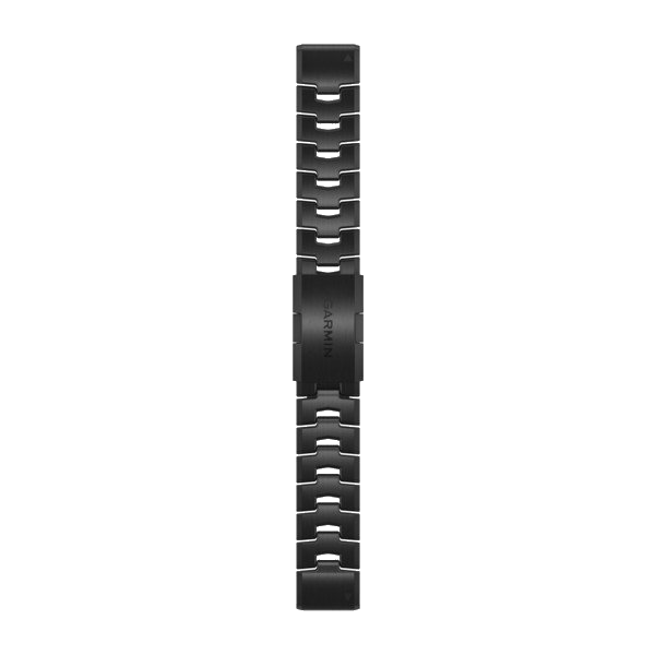 QuickFit 22mm polsband Vented titanium armband met carbon grey DLC coating