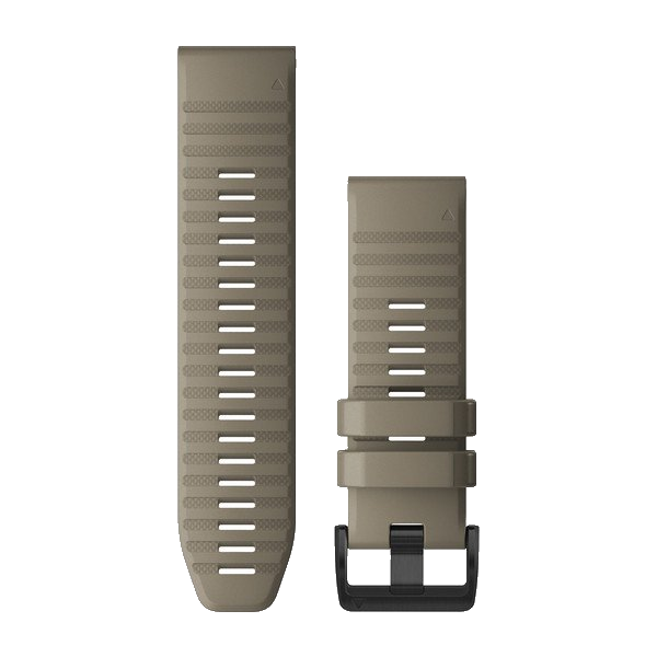 QuickFit 26mm polsband Dark sandstone siliconen