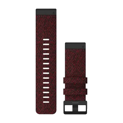 QuickFit 26mm polsband Heathered red nylon