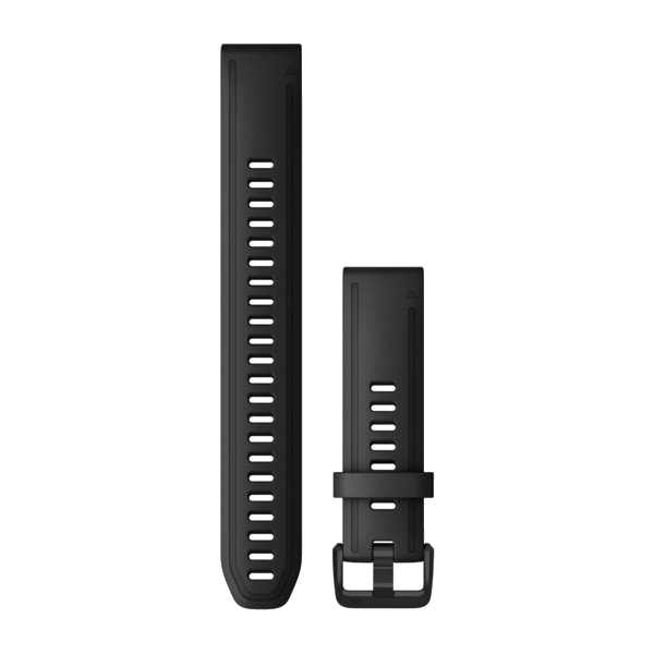 Quickfit 20 polsband siliconen zwart large