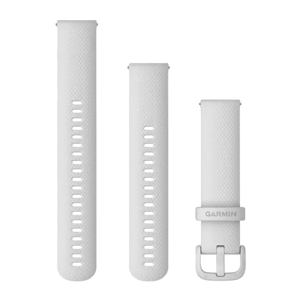 Bandjes met snelsluiting (20 mm) Wit
