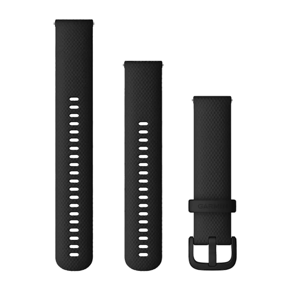 Bandjes met snelsluiting (20 mm) Zwart