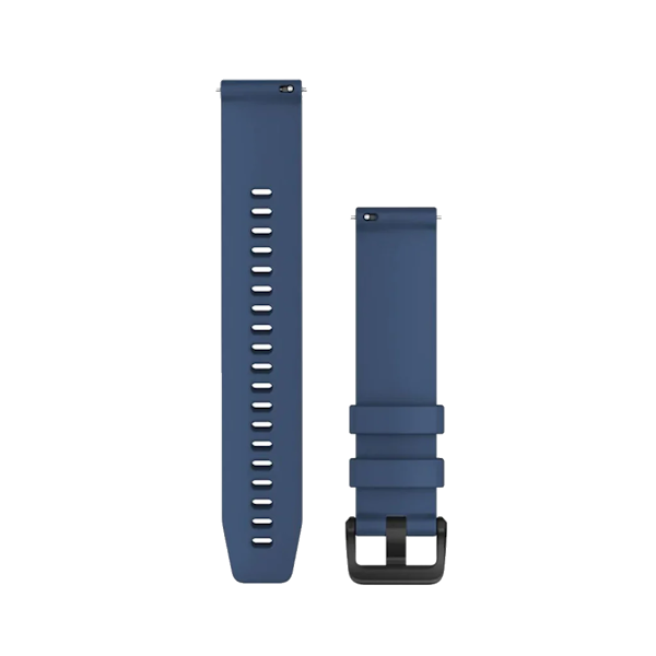 Bandjes met snelsluiting (20 mm) Tidal blue met zwarte gesp
