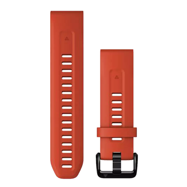 QuickFit 20mm polsband Flame red siliconen