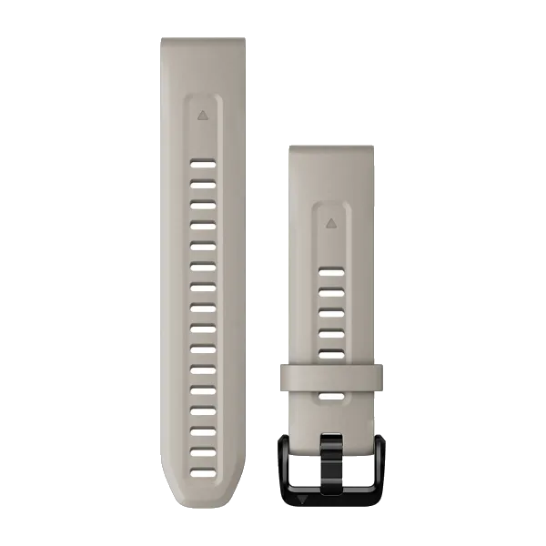 QuickFit 20mm polsband Light Sand siliconen