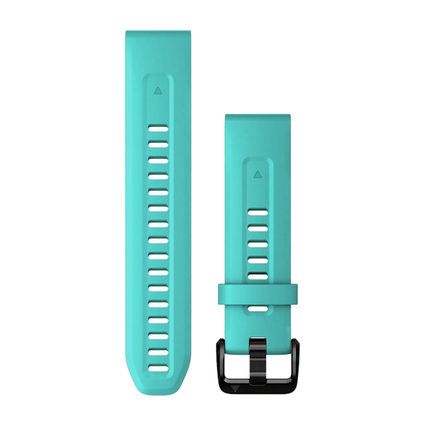 QuickFit 20mm polsband Aqua siliconen