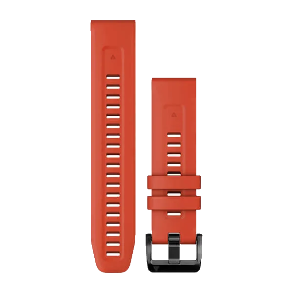 QuickFit 22mm polsband Flame red siliconen