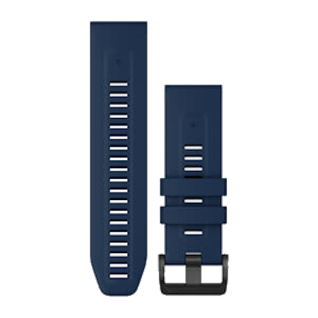 QuickFit 26mm polsband Marineblauw siliconen