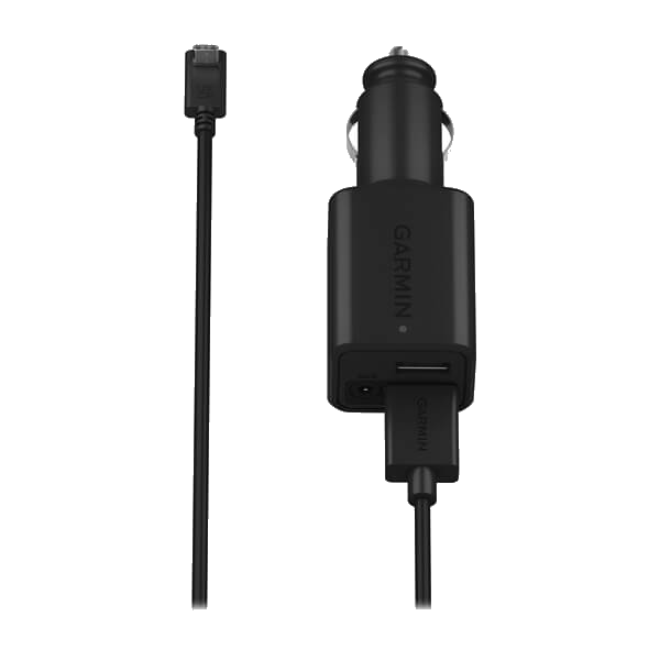 USB-C voertuigvoedingskabel - dubbele USB en aux