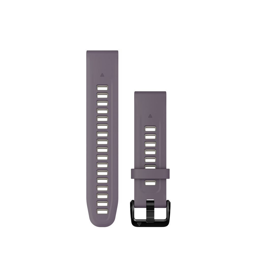 QuickFit 20mm polsband Deep orchid/Light Sand siliconen