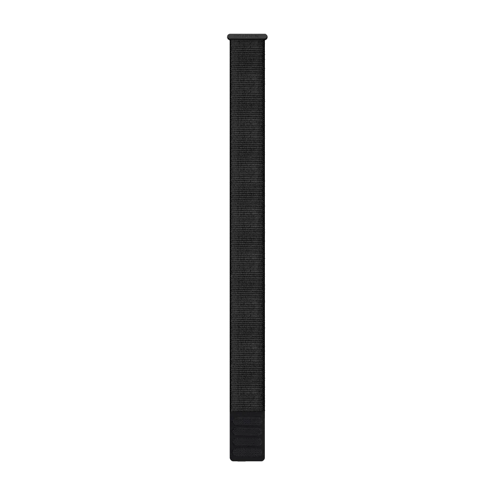 UltraFit 22mm nylon polsband Zwart
