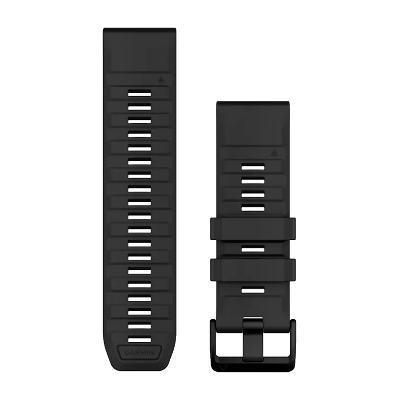 QuickFit 26mm polsband Black Silicone