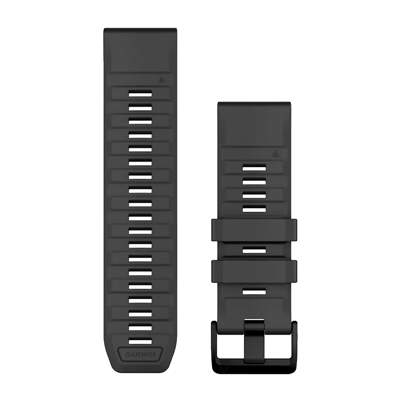 QuickFit 26mm polsband Graphite Silicone
