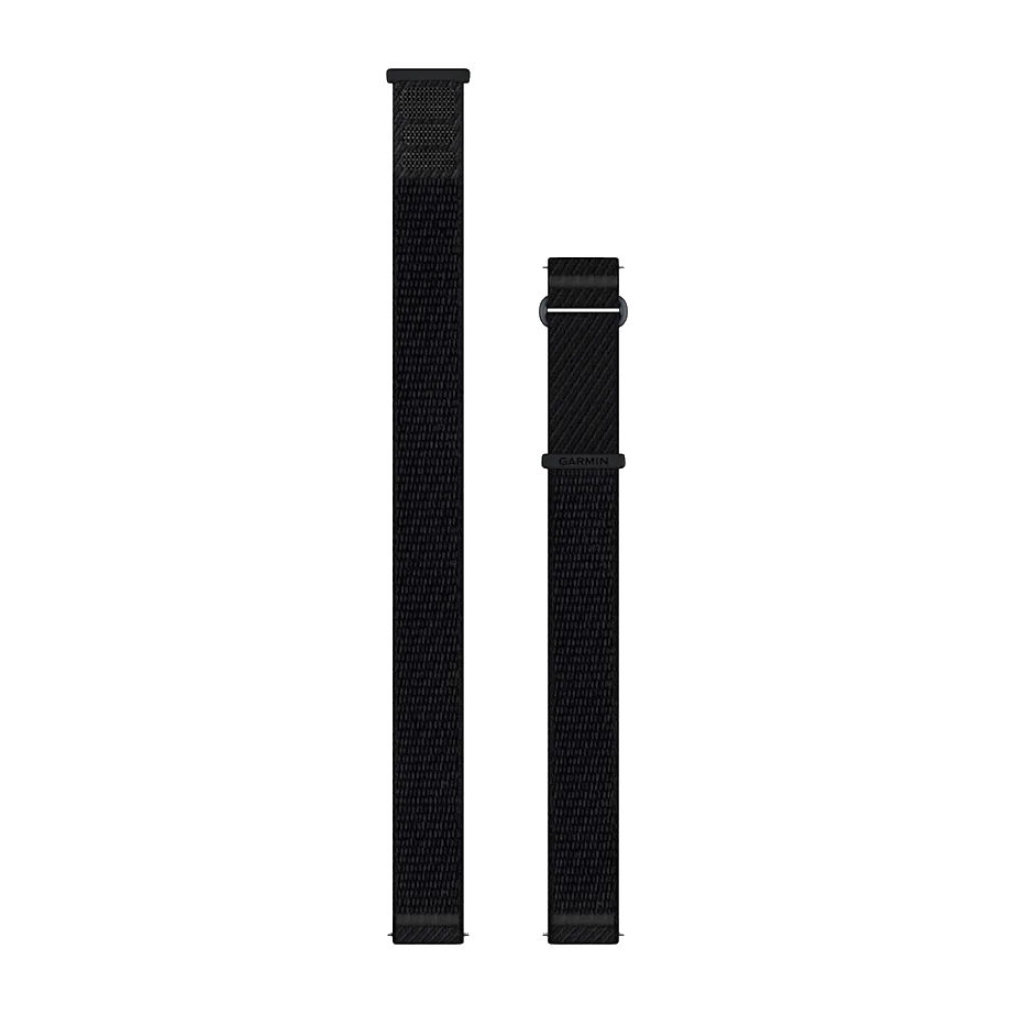 Bandjes met snelsluiting (18 mm) Slate grey/Zwart ComfortFit materiaal