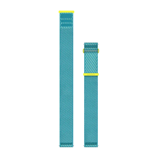 Bandjes met snelsluiting (22 mm) Amp Yellow/Turquoise ComfortFit materiaal