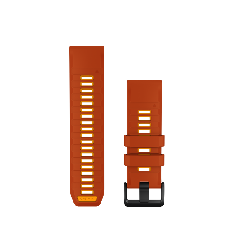 Quickfit 26 polsband siliconen donkeroranje
