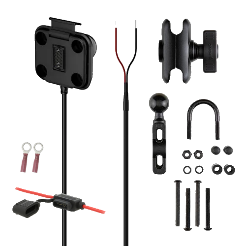 Motorfiets montageset Zumo XT2 gemonteerd