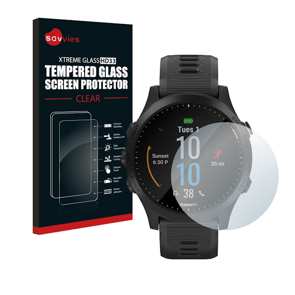 Savvies Xtreme Glass HD33 pantserglas 39 mm voor Forerunner 945