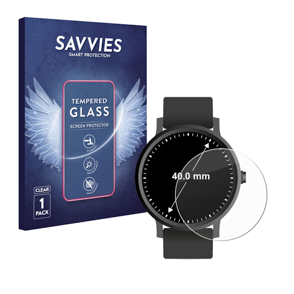 Savvies Xtreme Glass HD33 pantserglas 40mm voor Fenix 6X