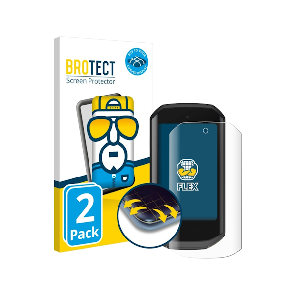 Brotect Flex Full-Cover beschermfolie Garmin Edge 1050