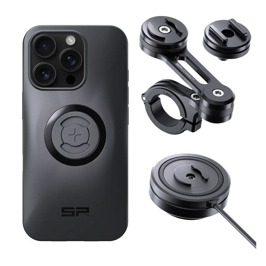 SP Connect Phone Case Apple iPhone 16 Pro Moto Mount Pro Charging Anti Vibration