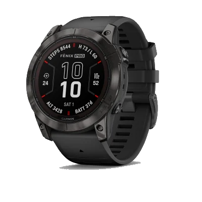 Garmin Fenix 7X Pro Sapphire Solar carbon gray - zwart