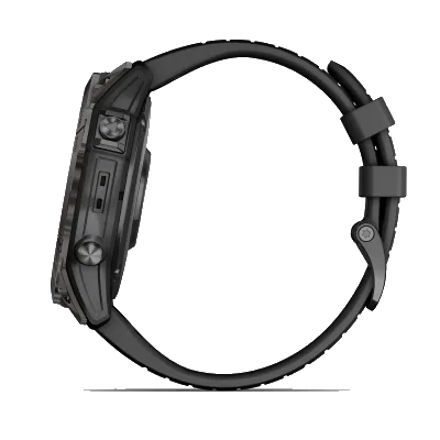 時計 GARMIN Fenix 7x pro gps.nl - Garmin Fenix 7X Pro Sapphire Solar carbon gray - zwart