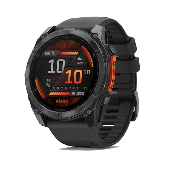 Garmin Fenix 8 51mm AMOLED slate grey - zwart