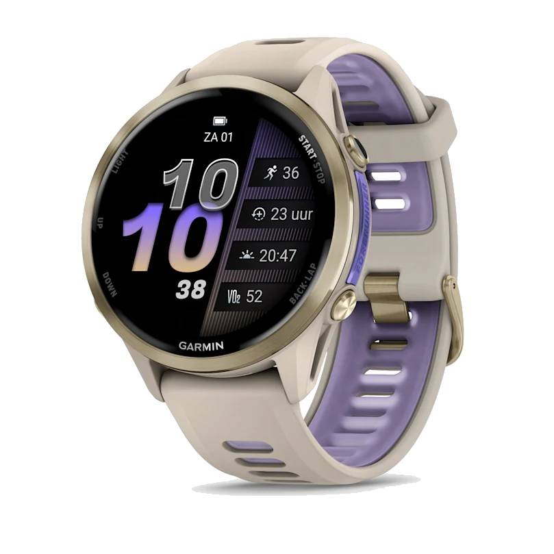 Garmin Forerunner 970 french grey indigo - HRM 600 XS-S