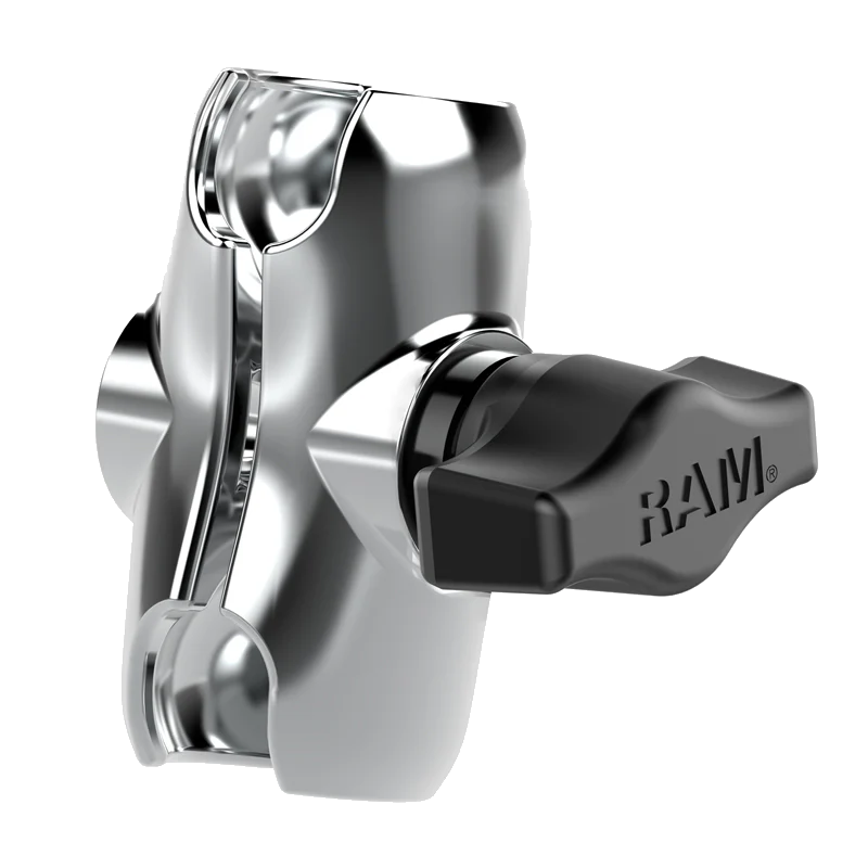 RAM-Mount korte knijper chrome