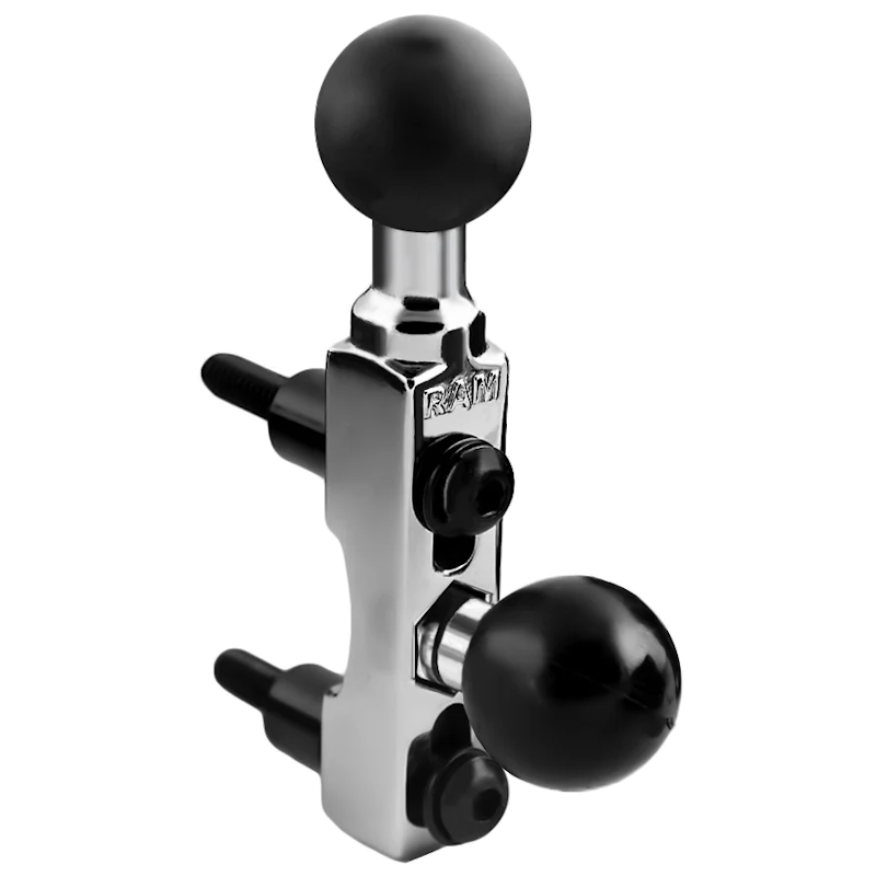 RAM-Mount stuurhouder universeel met extra bol chrome